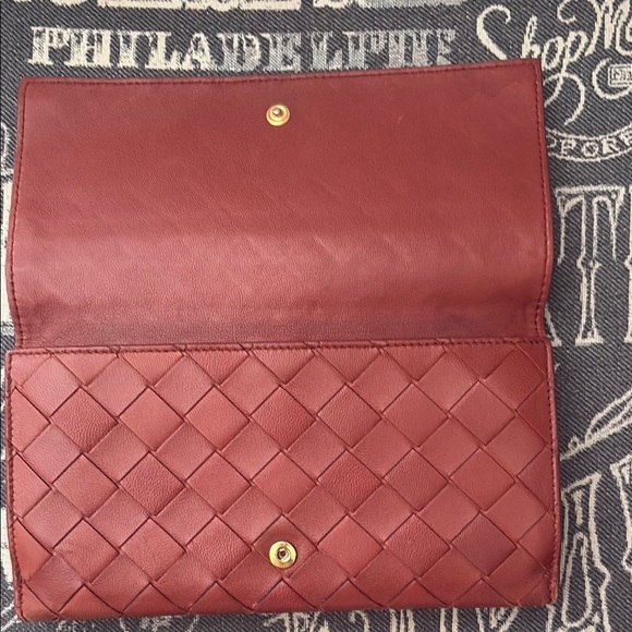 Full Inclusion Bottega Veneta Brown Continental Wallet - Picture 7 of 9